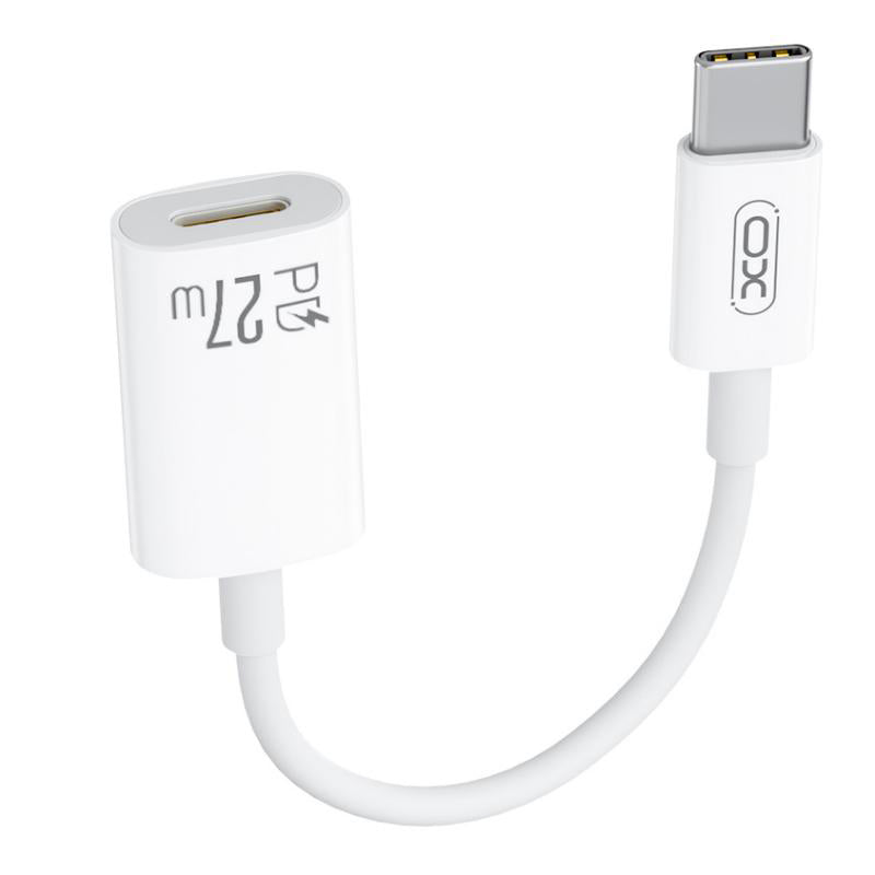Daten- und Ladeadapter USB-C - Lightning XO Design NB-R268A, Weiß