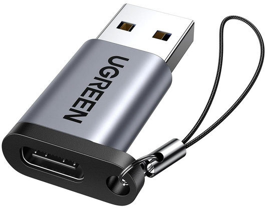 USB-C - USB-A Daten- und Ladeadapter UGREEN US276, Grau