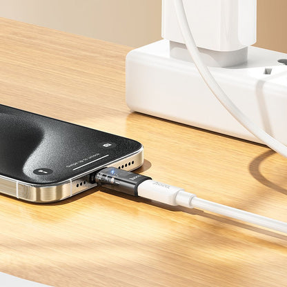Daten- und Ladeadapter Lightning - USB-C HOCO UA36D, Schwarz