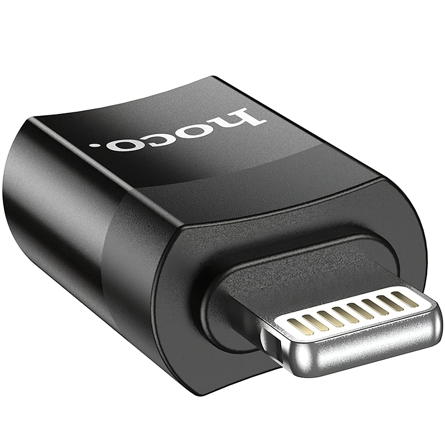 Daten- und Ladeadapter USB-C – Lightning HOCO UA17, Schwarz