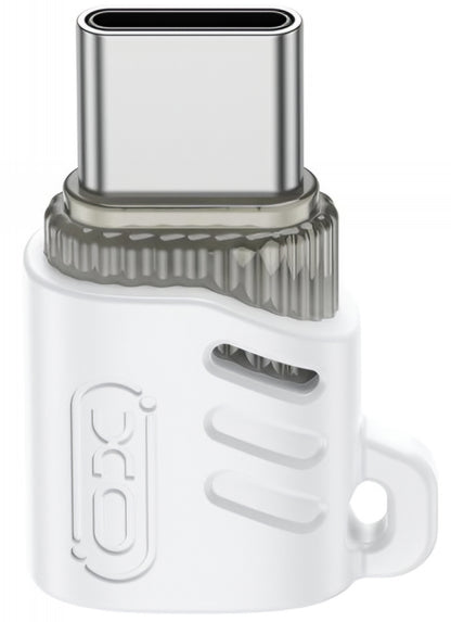 Daten- und Ladeadapter microUSB - USB-C XO Design NB256G, Weiß
