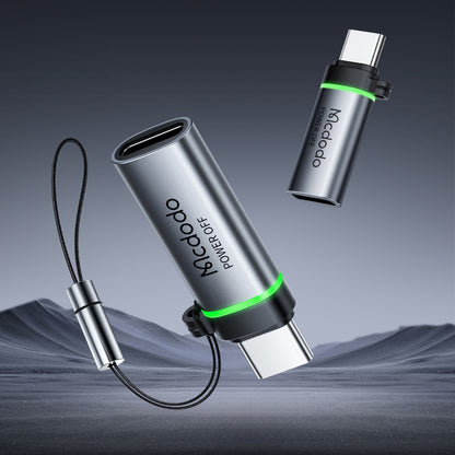 Daten- und Ladeadapter Lightning - USB-C McDodo OT-6010 Power Off, Schwarz