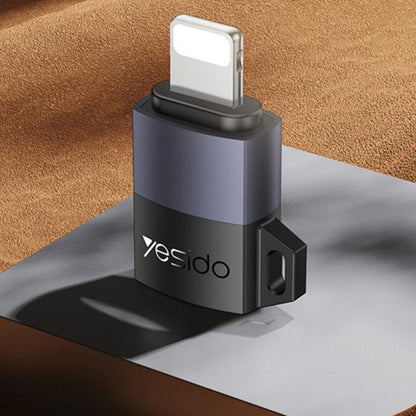 Daten- und Ladeadapter microUSB - Lightning Yesido GS30, Grau