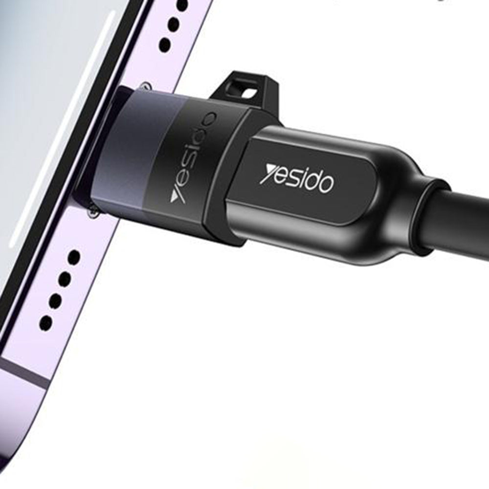 Daten- und Ladeadapter microUSB - Lightning Yesido GS30, Grau