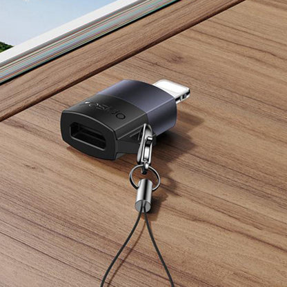 Daten- und Ladeadapter microUSB - Lightning Yesido GS30, Grau