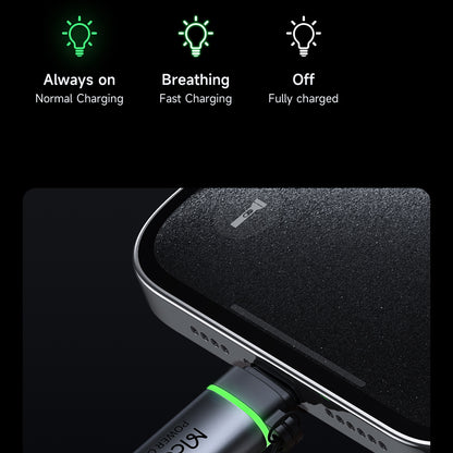 USB-C - Lightning McDodo OT-2590 Power Off Daten- und Ladeadapter, Schwarz