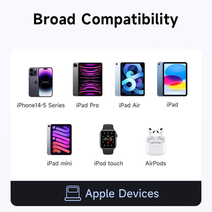 USB-C - Lightning McDodo OT-2590 Power Off Daten- und Ladeadapter, Schwarz