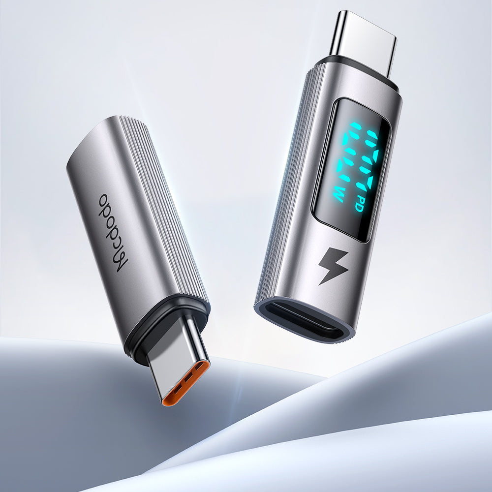 USB-C Daten- und Ladeadapter - USB-C McDodo OT-6090 Wales Display, Schwarz