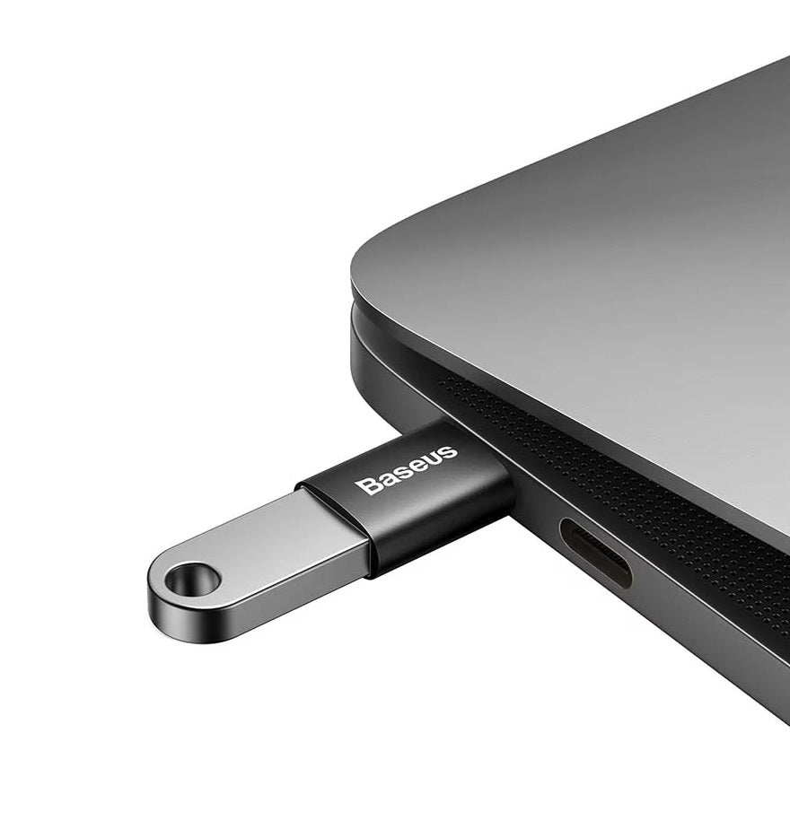 OTG-Adapter USB-A - USB-C Baseus Ingenuity, Schwarz