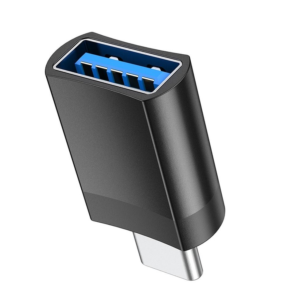 OTG-Adapter USB-A - USB-C HOCO UA17, Schwarz