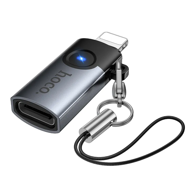 USB-C to Lightning Data and Charging Adapter HOCO UA46A, Gray