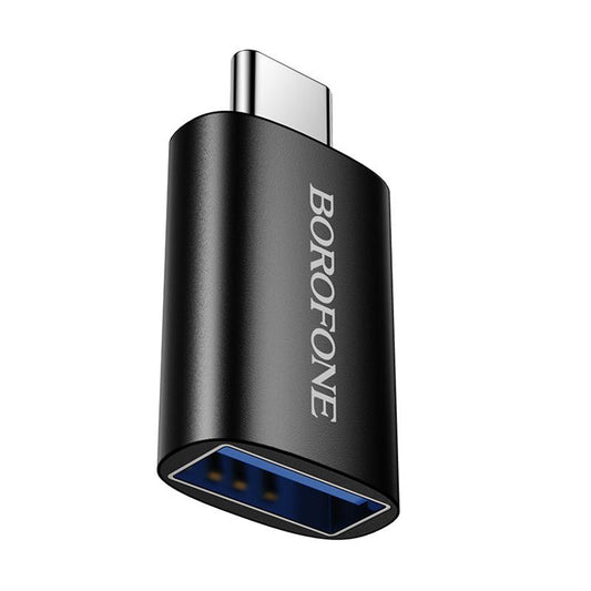 OTG USB-C - USB-A Adapter Borofone BV26C, Black