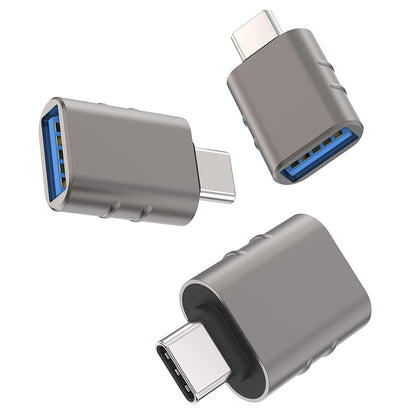 OTG Adapter USB-C - USB-A Techsuit A10 SlateVolt, Grau
