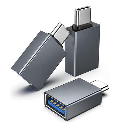 OTG Adapter USB-C - USB-A Techsuit A8 SlateVolt, Grau