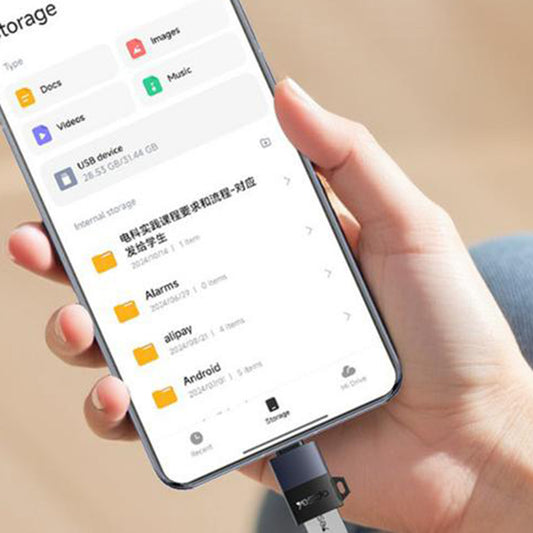 OTG Adapter USB-C - USB-A Yesido GS31, Grau