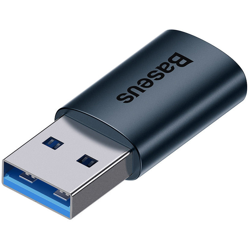 USB-C - USB-A Daten- und Ladeadapter Baseus Ingenuity, Blau ZJJQ000103