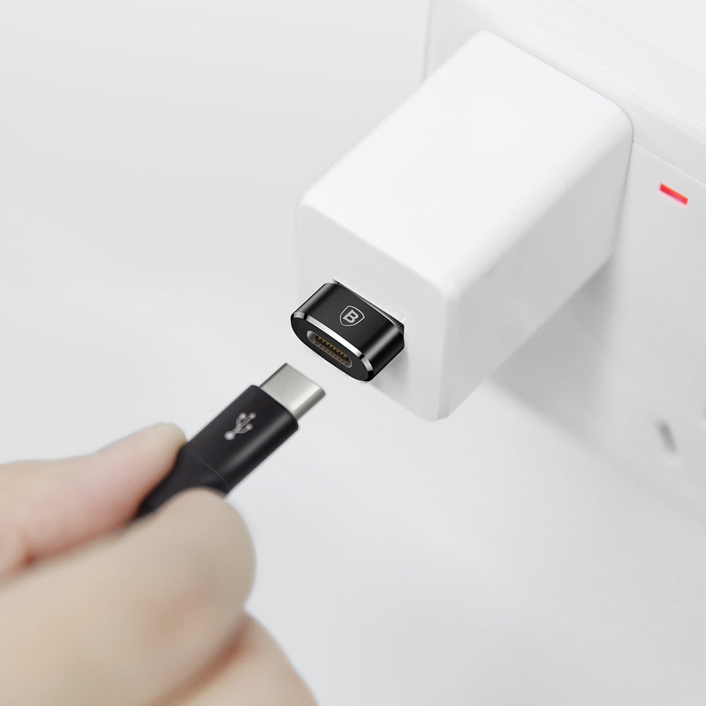 USB-C auf USB-A Baseus USB-C auf USB-A Lade- und Datenadapter, schwarz CAAOTG-01 CAAOTG-01