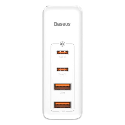 Baseus GaN2 Pro Netzwerkladegerät, 100 W, 3 A, 2 x USB-A – 2 x USB-C, Weiß CCGAN2P-L02