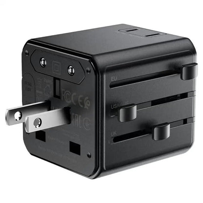 Acefast Z11 Travel Netzadapter, Schwarz