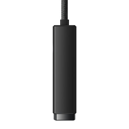 Baseus Lite Netzwerkadapter, USB-C – RJ45, Schwarz WKQX000301