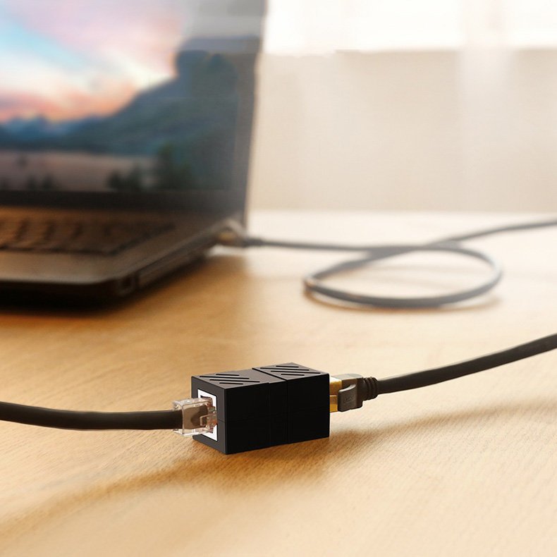 UGREEN NW114 Netzwerkadapter, RJ45 - RJ45, Schwarz