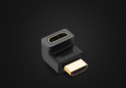 UGREEN Angled Videoadapter, HDMI - HDMI, 4K, Schwarz