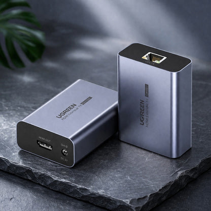 UGREEN Videoadapter CM455 (20519EU), HDMI - RJ45, 1080P, Grau