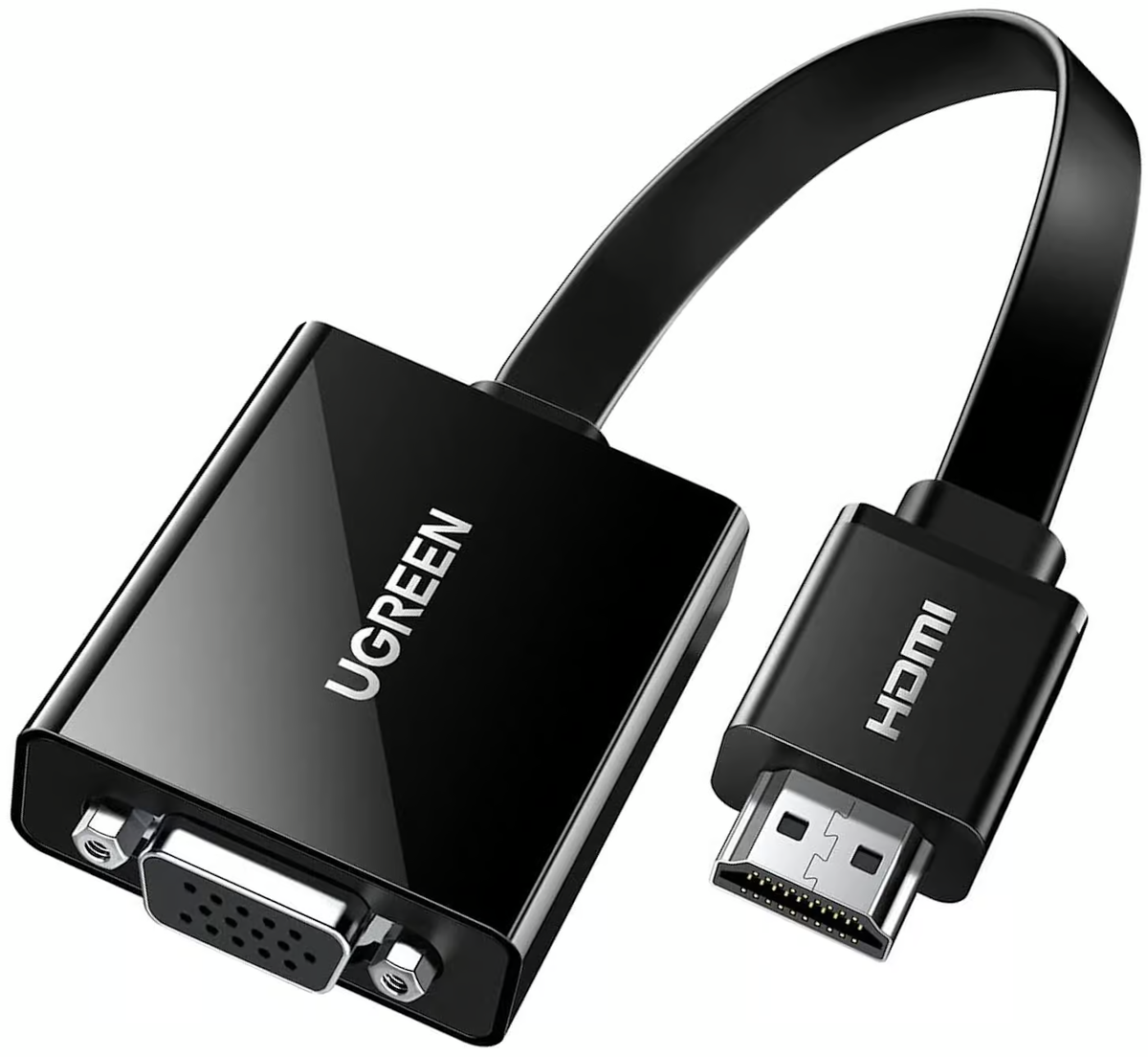 UGREEN CM611 Videoadapter (90813), HDMI - VGA, 1080P, Schwarz