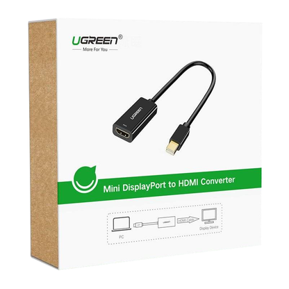 Videoadapter UGREEN MD112, MiniDisplayPort - HDMI, Schwarz
