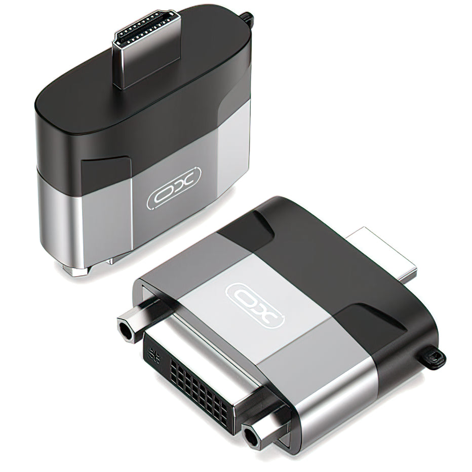 XO Design GB013 Videoadapter, HDMI - DVI, Grau