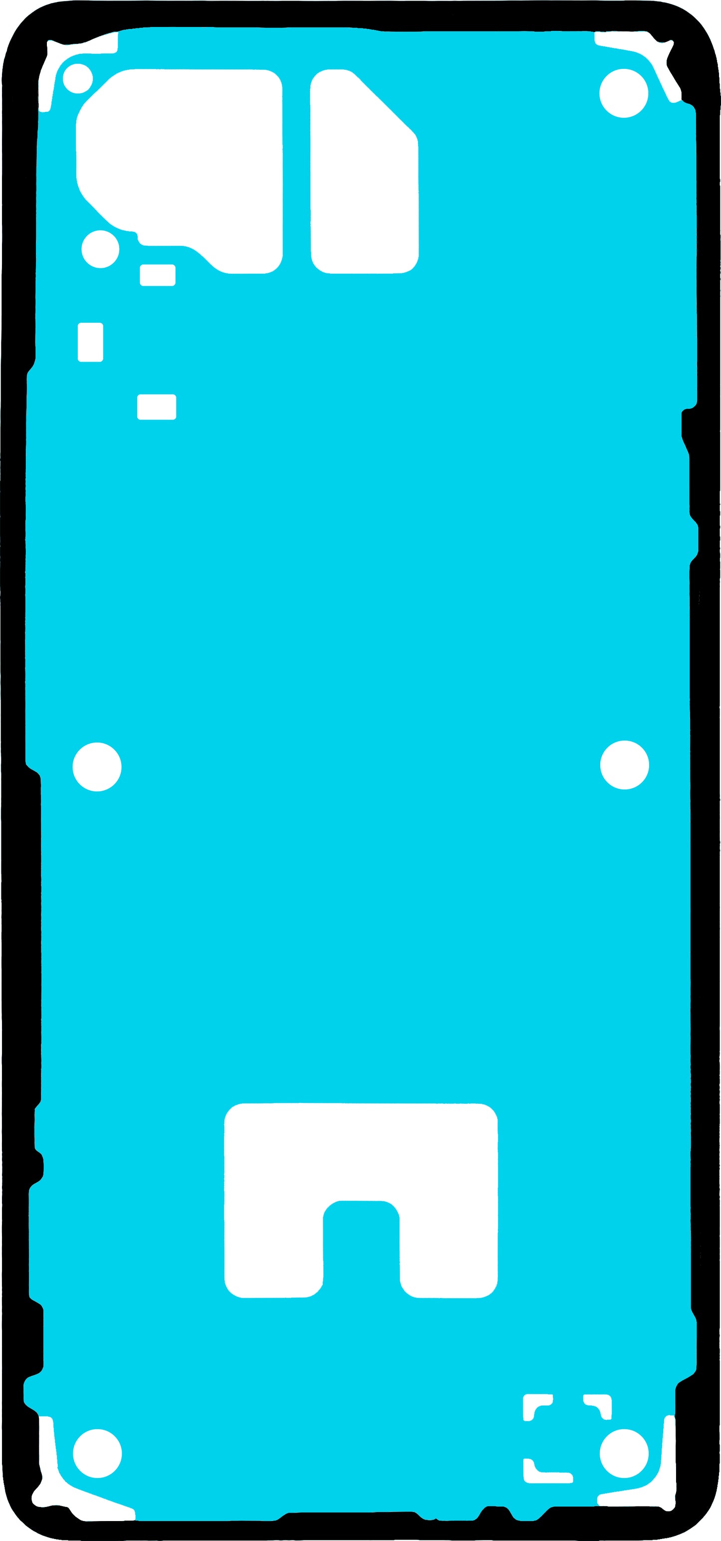 Klebstoff Batterieabdeckung Realme 16 Pro+, Service Pack 612717000972