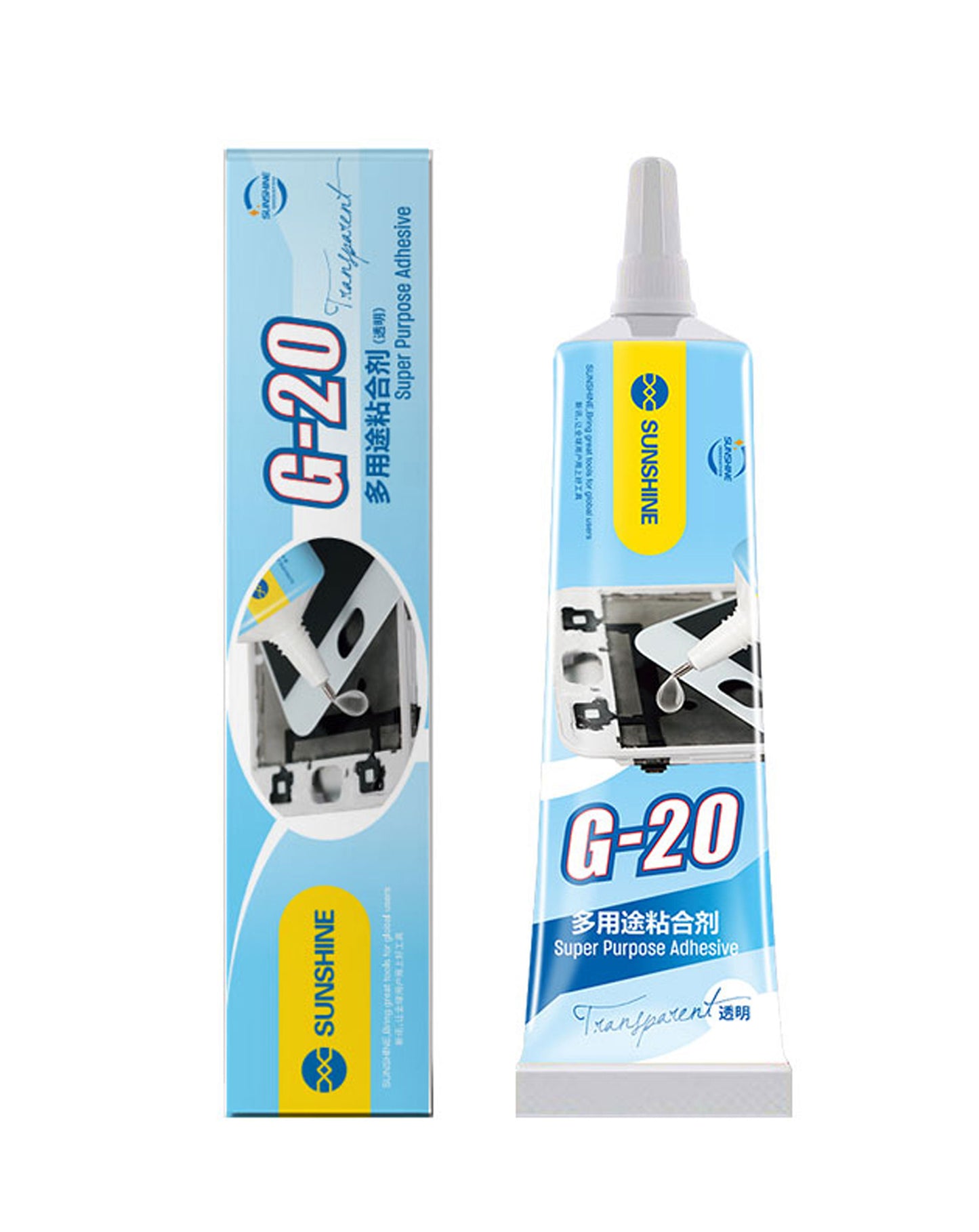Flüssigkleber Sunshine G-20, 15ml, Transparent