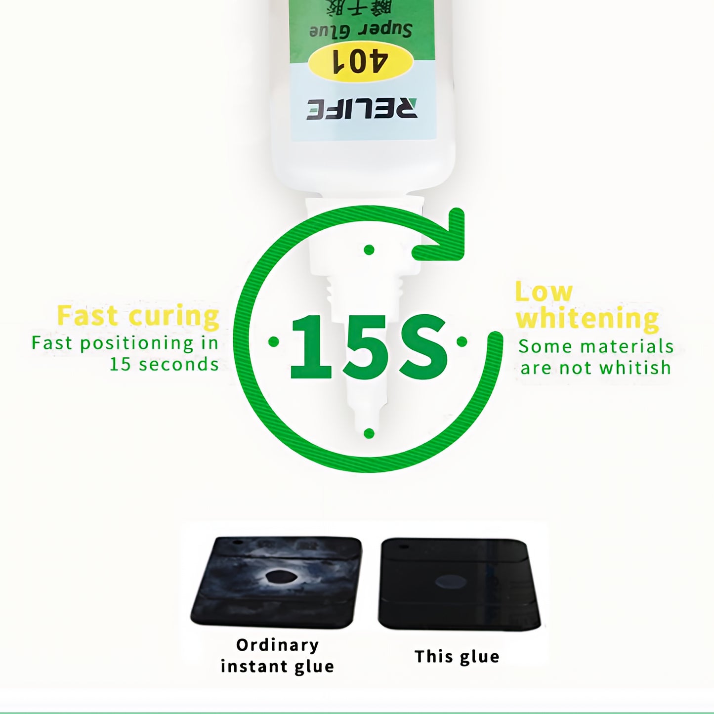 Super Glue Liquid Adhesive Relife RL-401, 20ml