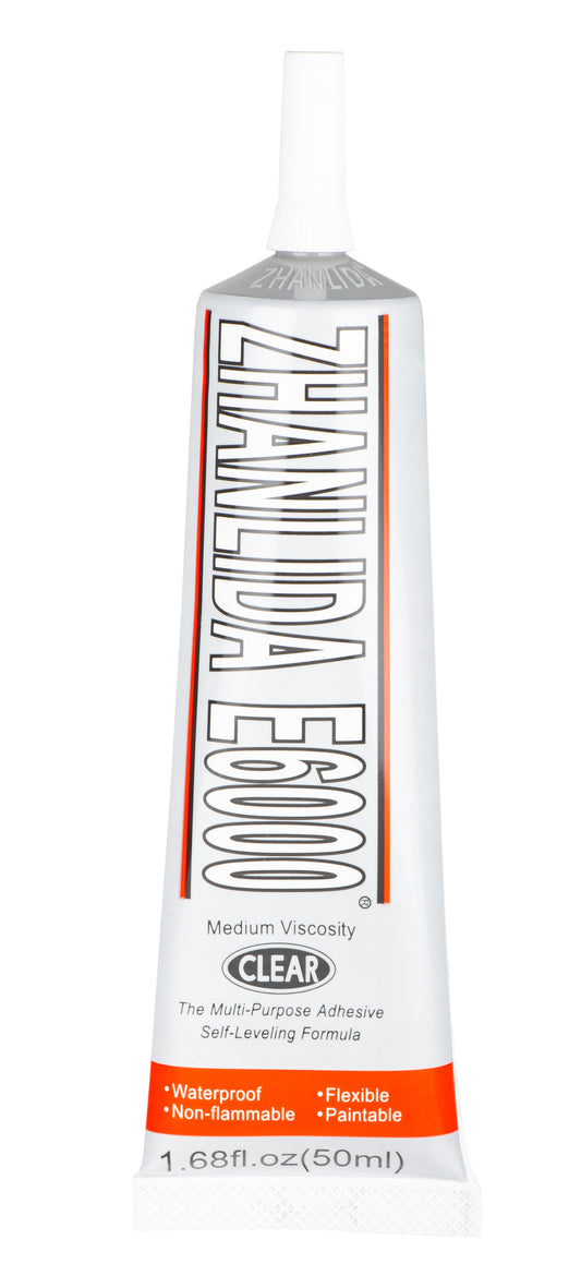 Flüssigkleber Zhanlida E-6000, 50ml, Transparent