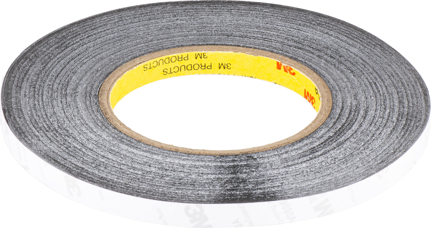 3M Klebeband, 10mm, 25m, Schwarz