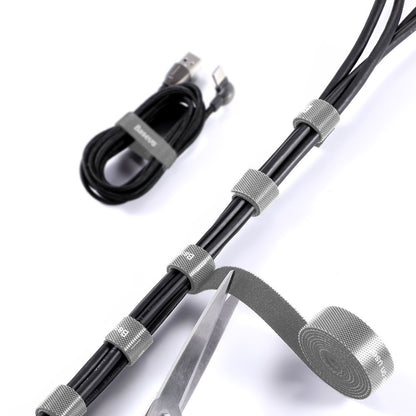 Baseus Circle Kabelorganisator, Velcro, 3m, Grau ACMGT-F0G