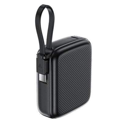 Externer Akku Acefast M15, 10000mAh, 20W, PD, 2 x USB-C, Schwarz