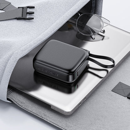Externer Akku Acefast M15, 10000mAh, 20W, PD, 2 x USB-C, Schwarz