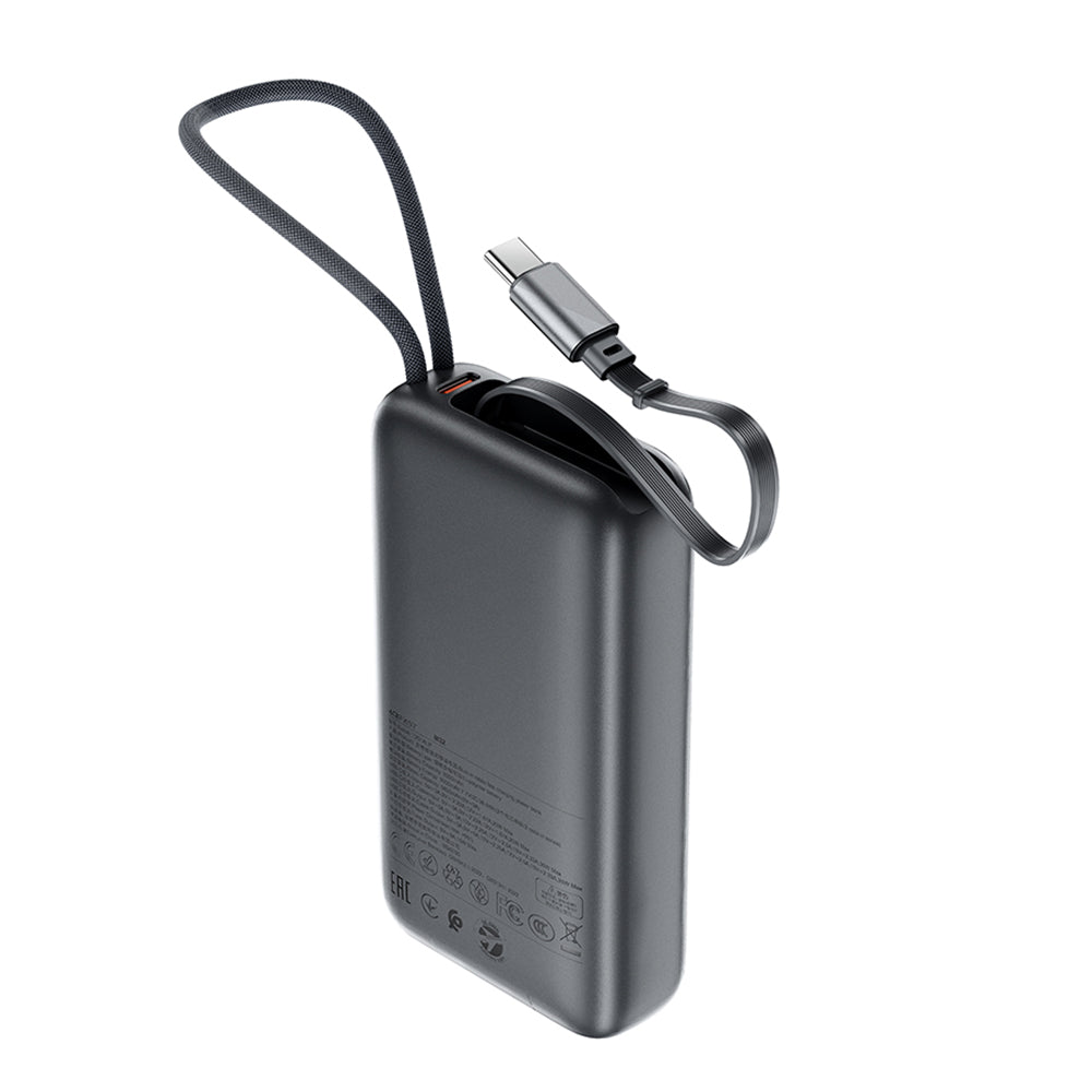 Externer Akku Acefast M32, 10000mAh, 35W, PD, 2 x USB-C, Grau