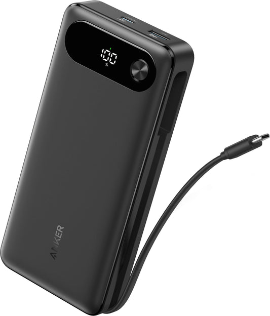 Externer Akku Anker PowerCore, 20000mAh, 87W, QC + PD, 1 x USB-A - 2 x USB-C, Schwarz A1383H11