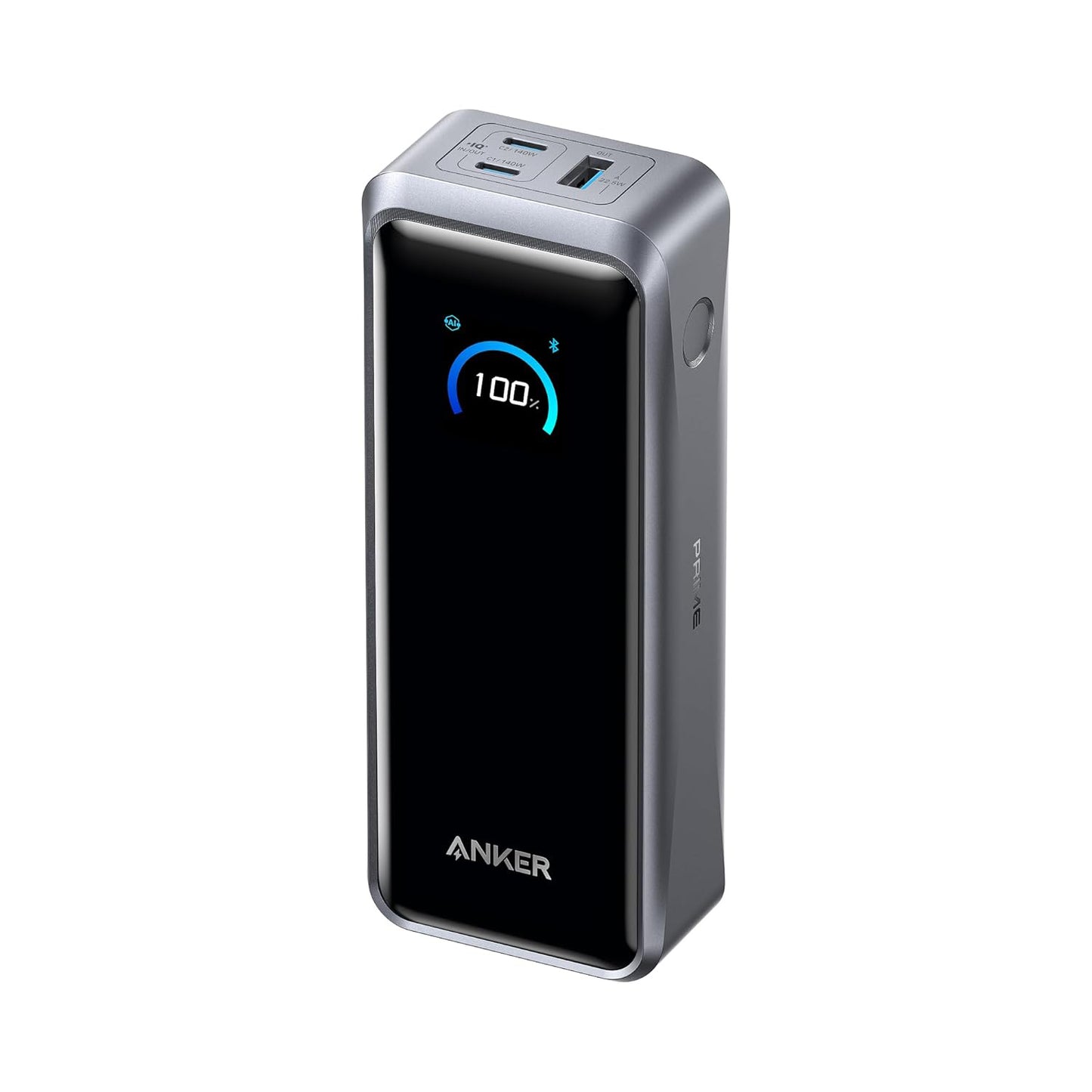 Anker Prime External Battery, 26250mAh, 300W, QC + PD, 1 x USB-A - 2 x USB-C, Black A110AH11