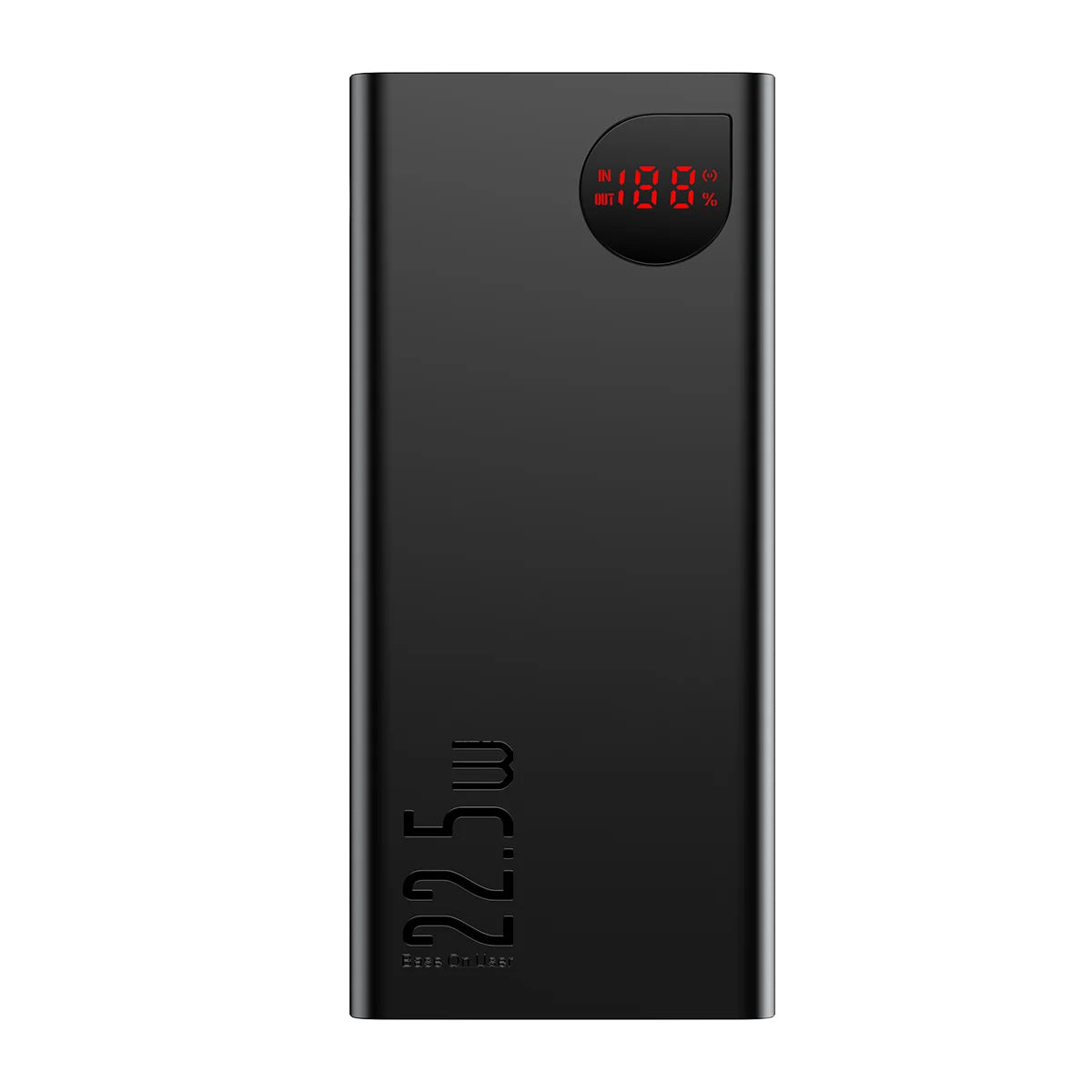 Externer Akku Baseus Adaman, 40000mAh, 22.5W, QC + PD, 1 x USB-C - 3 x USB-A, Schwarz
