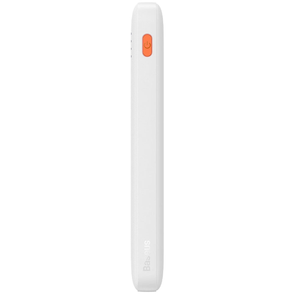 Externer Akku Baseus Airpow, 10000mAh, 20W, QC + PD, 1 x USB-A - 1 x USB-C, Weiß