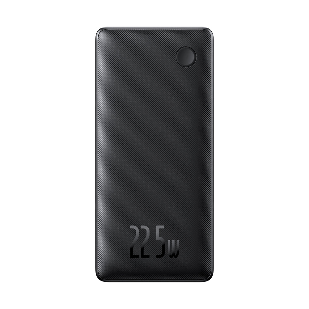Externer Akku Baseus Airpow Lite, 10000mAh, 22.5W, QC + PD, 1 x Lightning - 1 x USB-A - 2 x USB-C, Schwarz P10067501123-00