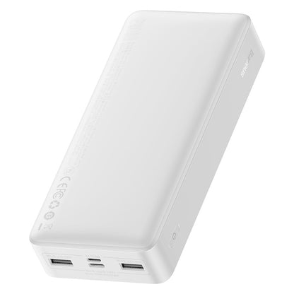 Baseus Bipow Externer Akku, 20000 mAh, 15 W, 1 x USB-C – 2 x USB-A, Weiß PPBD050102