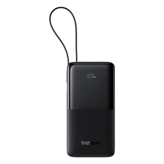 Externer Akku Baseus Bipow 2, 20000mAh, 20W, QC + PD, 1 x USB-A - 2 x USB-C, Schwarz P10077101113-01