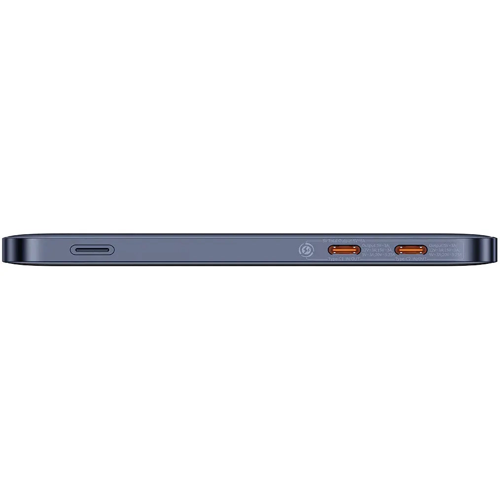 Externer Akku Baseus Blade 2, 12000 mAh, 65 W, PD, 2 x USB-C, Blau P10063801323-00