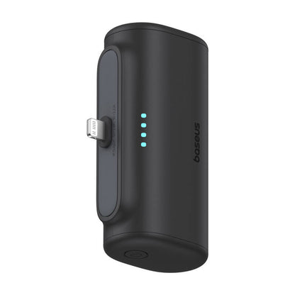 Externer Akku Baseus Compact, 5000mAh, 20W, PD, 1 x Lightning - 1 x USB-C, Schwarz P10068307113-00