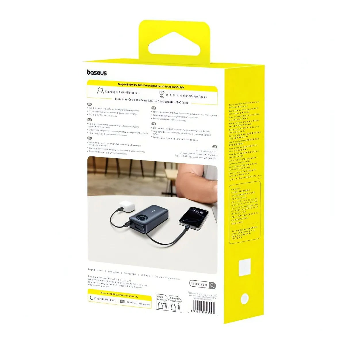 Externer Akku Baseus EnerCore CR11, 20000mAh, 67W, PD, 2 x USB-C, Schwarz E0027H00