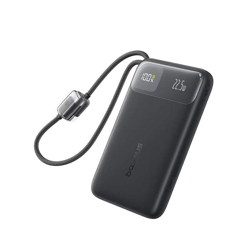 Externe Batterie Baseus EnerFill FC11, 20000mAh, 22,5W, QC + PD, 1 x Lightning - 1 x USB-A - 2 x USB-C, Schwarz E0027S04